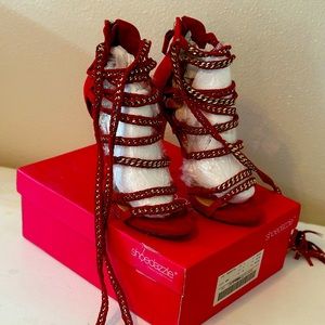 Shoe Dazzle red heels